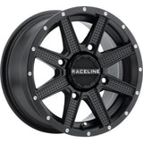 Raceline A92B Hostage 12x7in / 4x110 BP / -47mm Offset / 83.8mm Bore - Satin Black Wheel