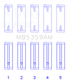 King Engine Bearings Mazda FE 2.0L Main Bearing Set