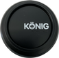 Konig Flow Formed Pop-in Center Cap - Heliogram/Neoform Black