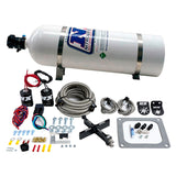 Nitrous Express 4500 Covert Crossbar Plate System Stage 6 50-300HP (15lb Bottle)