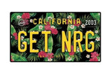 NRG Air Freshener - NRG Quick Release Est. Hawaiian License Plate Aqua