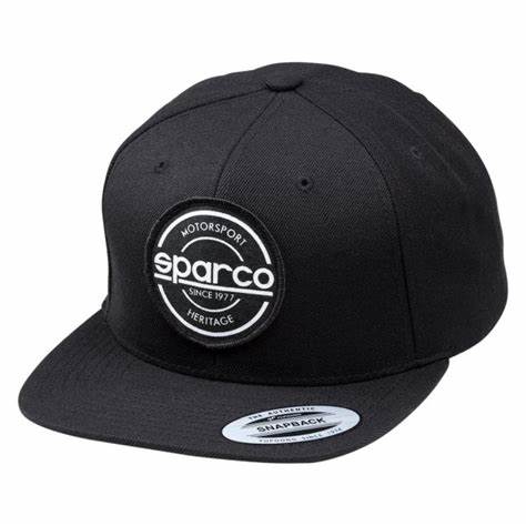Sparco Cap S-Patch Snapback Black
