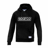 Sparco Sweatshirt Hooded S-Seal Blk Lrg