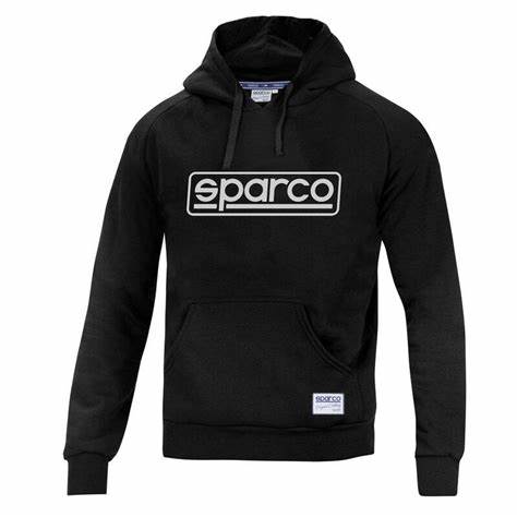 Sparco Sweatshirt Hooded charcoal Grey Lrg
