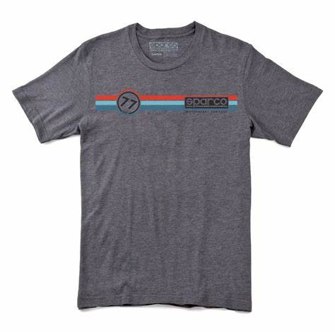 Sparco T-Shirt Circuit Tri Gray Large