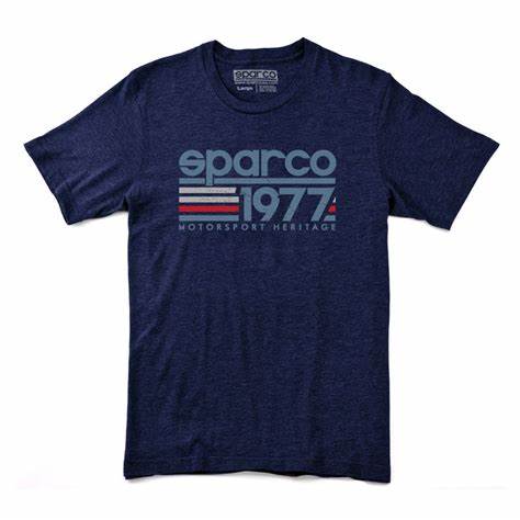 Sparco T-Shirt Vintage 77 Nvy Med