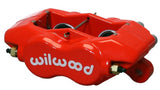 Wilwood Caliper-Forged Dynalite-Red 1.75in Pistons .81in Disc